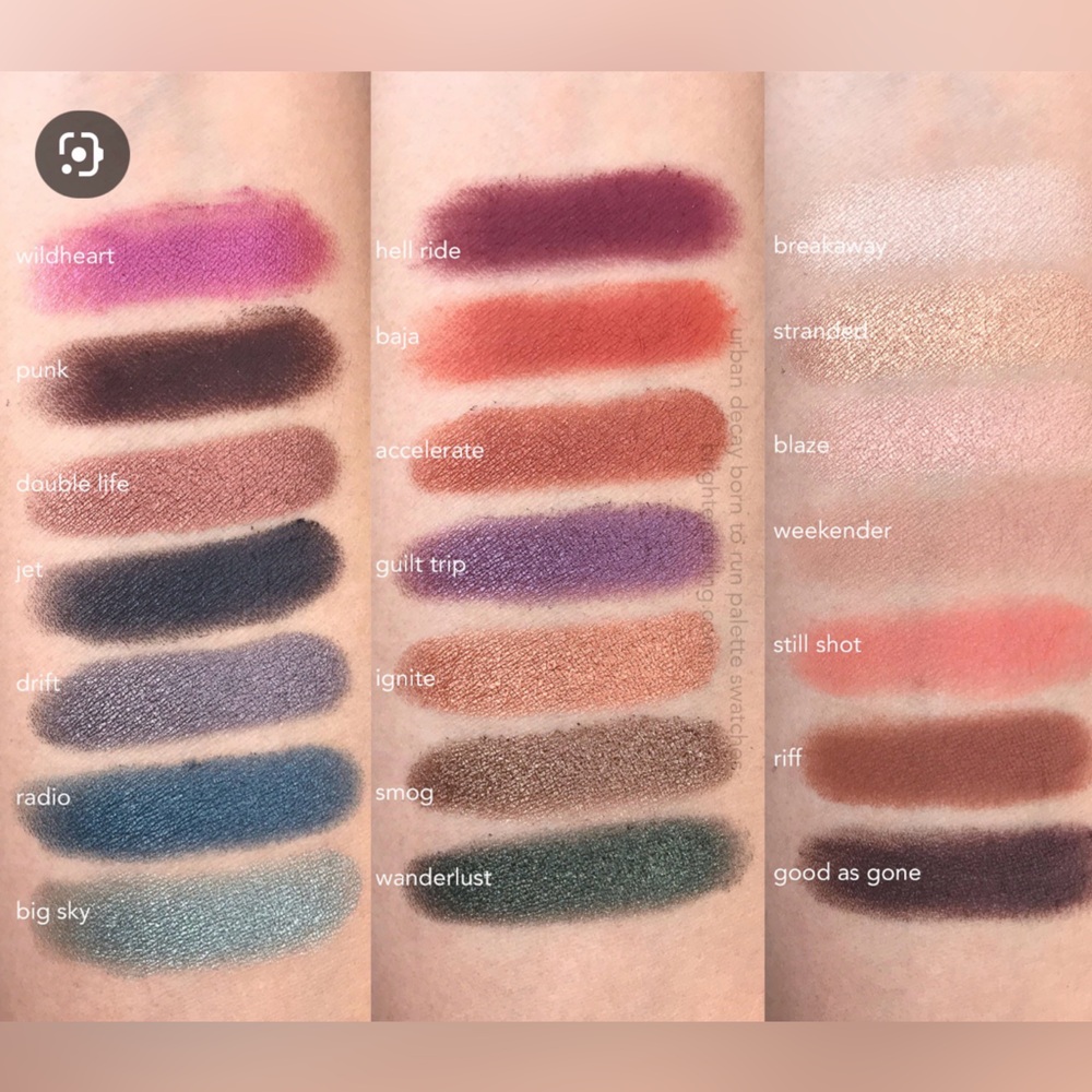 Urban Decay Born to Run Eyeshadow Palette - no longer sold - Picture 3 of 5